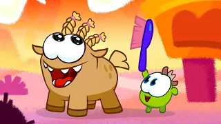 Om Nom Stories 🍭 Cut the Rope 💚 Nibble Nom - Nom Stinkysaurus 🦖 Dessins animés pour enfants