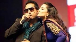 Mika Singh Kisses Sunny Leone! | Hot Hindi Latest News | Gossip | Gurgaon