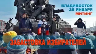 Забастовка избирателей - Владивосток (митинг) 28 января 2018