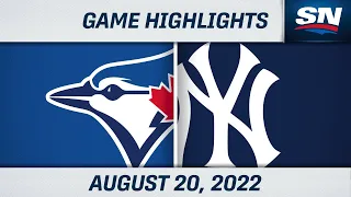 MLB Highlights | Blue Jays vs. Yankees - August 20, 2022