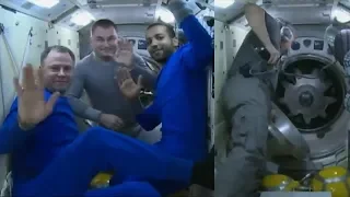 Soyuz MS-12 hatch closure