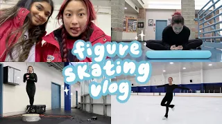 day in the life of a figure skater + using the spinner harness