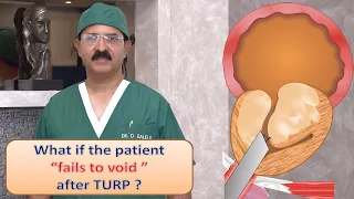 What if the patient fails to void after TURP