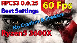 god of war3 RPCS3 0.0.25 New Update Graphical Texture Fix 60 Fps