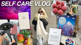 THE ULTIMATE SELF CARE VLOG | painting, baking, reading, skincare & more! | Melbourne, Australia