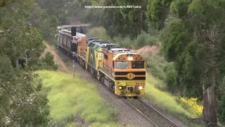 Trains cross at Mount Lofty: Adelaide Hills Rail Movements December 2018 Edition