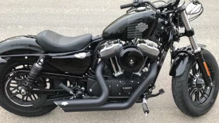 Harley Sportster 48 Vance and Hines Short Shots Thor Vergleich