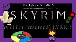 VG With (Misheard) Lyrics | The Elder Scrolls V: Skyrim - DRAGONBORN