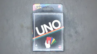 UNO Retro Card Game Opening