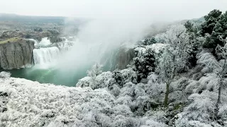 Shoshone  Falls Winter Wonder Land December 2017