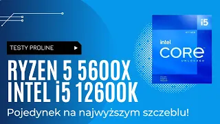 Najlepszy gamingowy procesor? Intel vs AMD - i5 12600K vs 5 5600X vs i5 12400 - gaming, vray, wideo