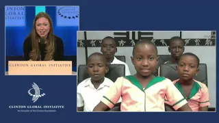 Chelsea Clinton speaks with students around the world (2015 CGI Annual Meeting)