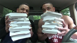 Taco Bell 10 Mexican Pizza Challenge @hodgetwins