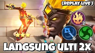 AUSTUS 3 GORD MAGE INFERNO ELEMENTALIST!! BARU MULAI LANGSUNG ULTI DUA KALI!! MAGIC CHESS