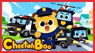 [NEW] 💥FREEZE VILLAINS❗ We are the rescue team ❗ | Police | Nursery rhymes | Kids song | #Cheetahboo