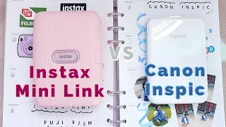 Best Smartphone Printer 2020, Instax Mini Link vs Canon Inspic | How to use demo