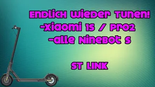 E-Scooter tunen und schneller machen mit ST-Link Methode | nicht für neuste Version Xiaomi !