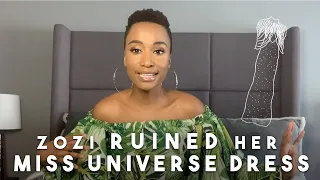 Zozi RUINED her Miss Universe Dress!?