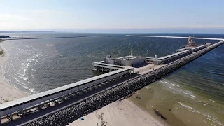 Świnoujście Beach 4K//Poland//Drone//07-2018