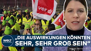 WARNSTREIKS AN FLUGHÄFEN: Verdi ruft Bodenpersonal zum Arbeitskampf auf! Was Sie jetzt wissen müssen