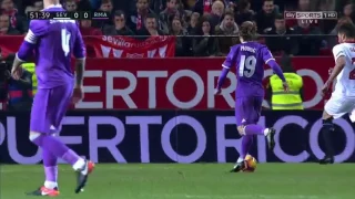 Real Madrid vs Sevilla 15/01/2017 full match (2nd half )