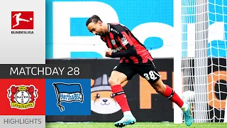 Bayer 04 Leverkusen - Hertha Berlin 2-1 | Highlights | Matchday 28 – Bundesliga 2021/22