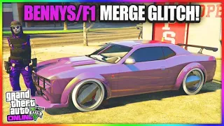 *UPDATED* GTA 5 SOLO CAR MERGE GLITCH- F1/BENNY’S ON CARS 1.67!