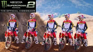 Sx The Game 2 | Official 250 GEICO HONDA Team 2018 | All Official Riders | By LEONE 291