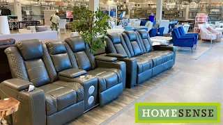HOME SENSE FURNITURE ARMCHAIRS SOFAS COFFEE TABLES CONSOLES SHOP WITH ME SHOPPING STORE WALK THROUGH