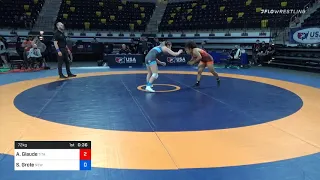 72 Kg Prelims - Alexandria Glaude, Titan Mercury Wrestling Club (TMWC) Vs Skylar Grote, New York A