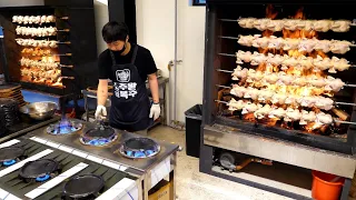 10,000 chicken sold out a day! amazing chicken mass production process - korean street food