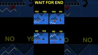 Do You Love Me: All Endings! || #geometrydash #shorts