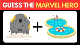 Guess The Marvel Character By Emoji💀 | Let's See If You Are a True Marvel Fan | Emoji Quiz!