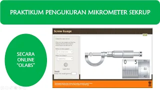 Praktikum Pengukuran Mikrometer Sekrup Secara Online