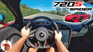 The McLaren 720S Spider is Relentlessly Fast and Well Behaved (POV Drive Review)