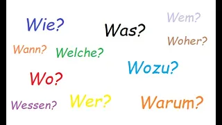 Вопросительные местоимения в немецком языке, с примерами  Interrogativpronomen? вопросительные Слова