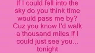 Vanessa Carlton-A Thousand Miles Lyrics