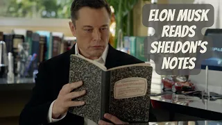 Young Sheldon | Elon Musk reads Sheldon's notes