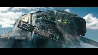 Battleship 2012 First fight with aliens 720p Bluray