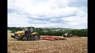 Two Monster Cat Challengers MT845B Cultivating