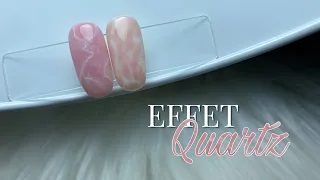 Tuto EFFET QUARTZ - 2 techniques ! (Blooming Gel & Cellophane)