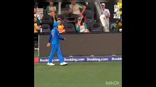 Girl reaction on Virat Kohli's catch goes #viral | #viratkohli  catch today#cricket#shorts #trending