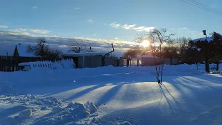 Весенняя поездка в деревню.