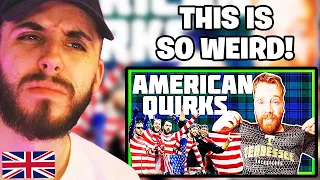 Brit Reacts to 8 AMERICAN things BRITISH people find WEIRD