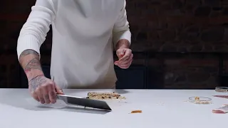 Столешница на которой можно резать ножом - только Laminam! (итальянский керамогранит для столешниц)