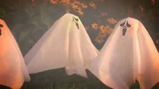 Lighted Ghosts Halloween Decorations