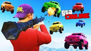 МАМА, МЕНЯ СБИЛА МАШИНА! РПГ ПРОТИВ 1000 ИНСУРГЕНТОВ В GTA 5 ONLINE! РПГ ПРОТИВ МАШИН В ГТА 5 ОНЛАЙН