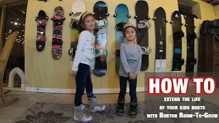 Extend the life of your Burton  toddler and  Grom Boots