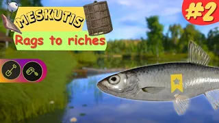 Russian fishing 4 | Ruošimasis karšiam ir procentų kelimas | Rags to riches #2