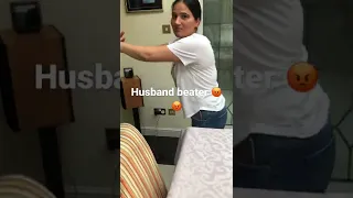 This woman beats her husband and pretends to be a victim and is also verbally abusive